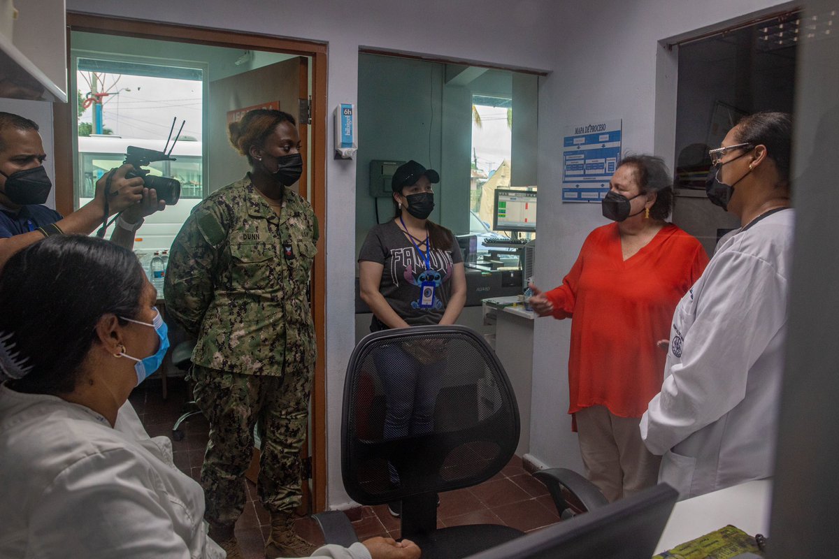 NAVSOUS4THFLT's tweet photo. Day 2 of Continuing Promise 2023! 

Mari Carmen Aponte, U.S. Ambassador to Panama, and U.S. Navy Continuing Promise 2023 mission leaders visited the medical sites in Panama. 

#continuingpromise #CP23 #NavyMedicine #EnduringPromise #promesaduradera https://t.co/2HUN08Q3m9