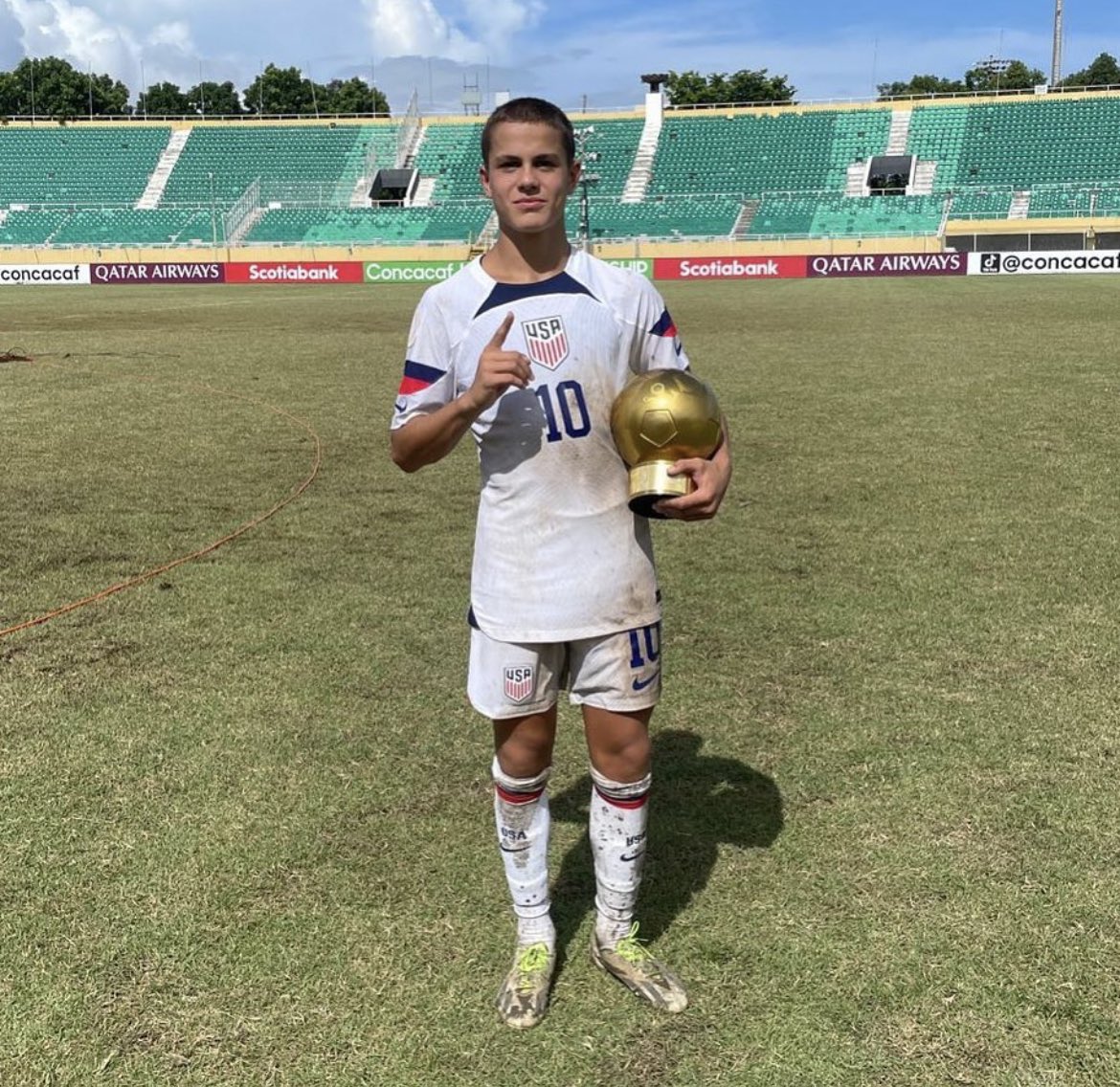 Cavan Sullivan picks up the golden boot at the CONCACAF U15 Championship ✨🏆