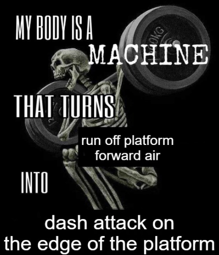 this was way funnier in my head but ultimate platforms are booty