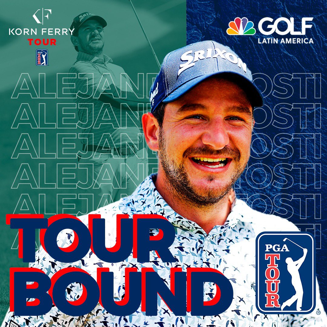 GolfChannelLA's tweet photo. BIENVENIDO AL PGA TOUR ✅

@AleTostiOK consigue su primera victoria en el @KornFerryTour y asegura el ASCENSO a la máxima gira del golf. 😍

¡¡Felicitaciones!! 🙌🏼 https://t.co/GQNch37NOk