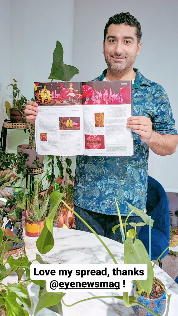 Just got my copy of <a href="/EyeNewsMag/">Eye News</a> , thanks Linda!

I just love the two page spread that designer Charis has created from my Yayoi, Uveitis, You and Me (and the balloons! 🎈) article and photos.