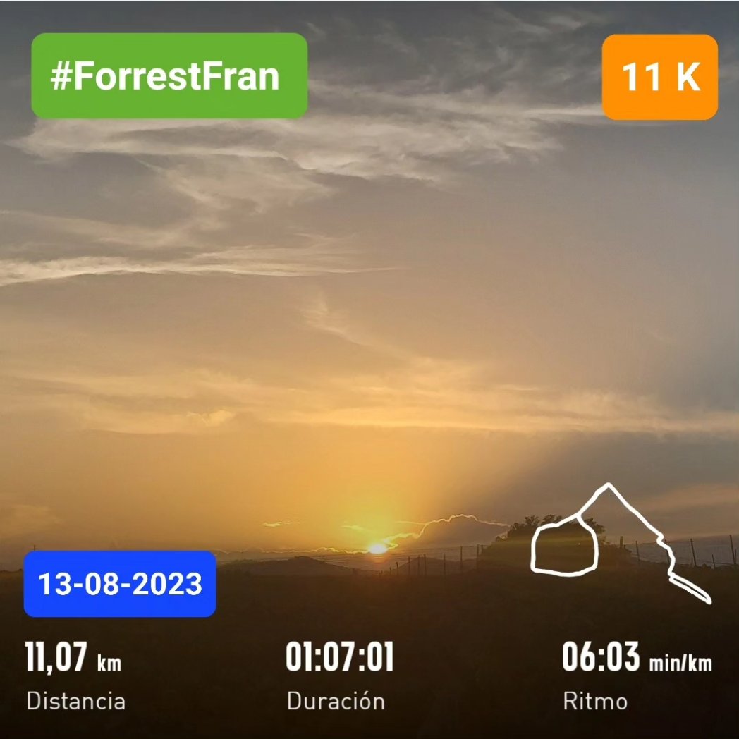 ForrestFran_'s tweet image. Hoy he salido a correr por la tarde, con la puesta de sol 😍😍😍

#ForrestFran 
#correrparaadelgazar  💪🏃‍♂️🏃‍♂️🏃‍♀️🏃‍♀️
