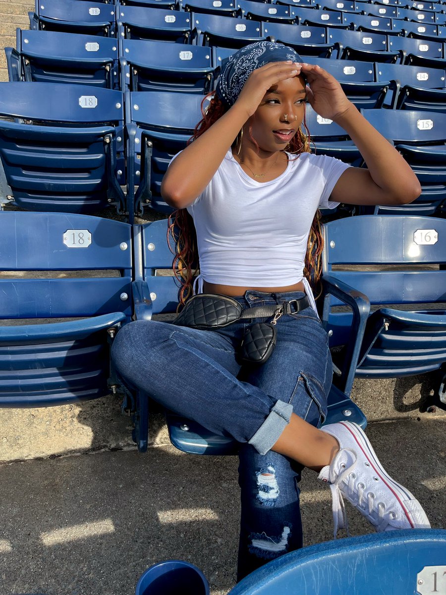 faithdlife's tweet image. durham bulls game was a fun first experience minus the heat and a bee tryna sting me 🥲⚾️🏟️ #baseball #durhambulls #minivlog