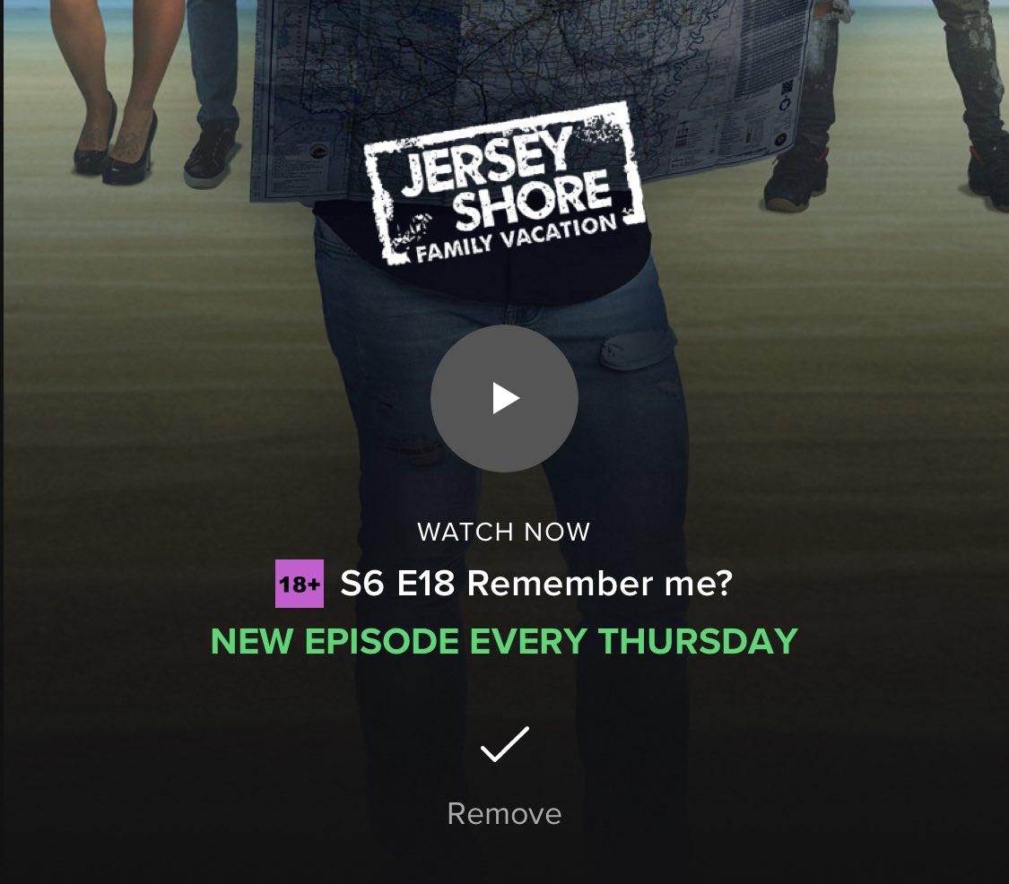 KimWaddle's tweet photo. @paramountplus please can you upload the latest Jersey Shore Family Vacation episode (s6 e19)? It aired on Thursday and you advertise that there are new episodes every Thursday. This is the only reason I have a subscription and is the only way to watch in the UK 🙏🏻 https://t.co/4PPN5HAJOk