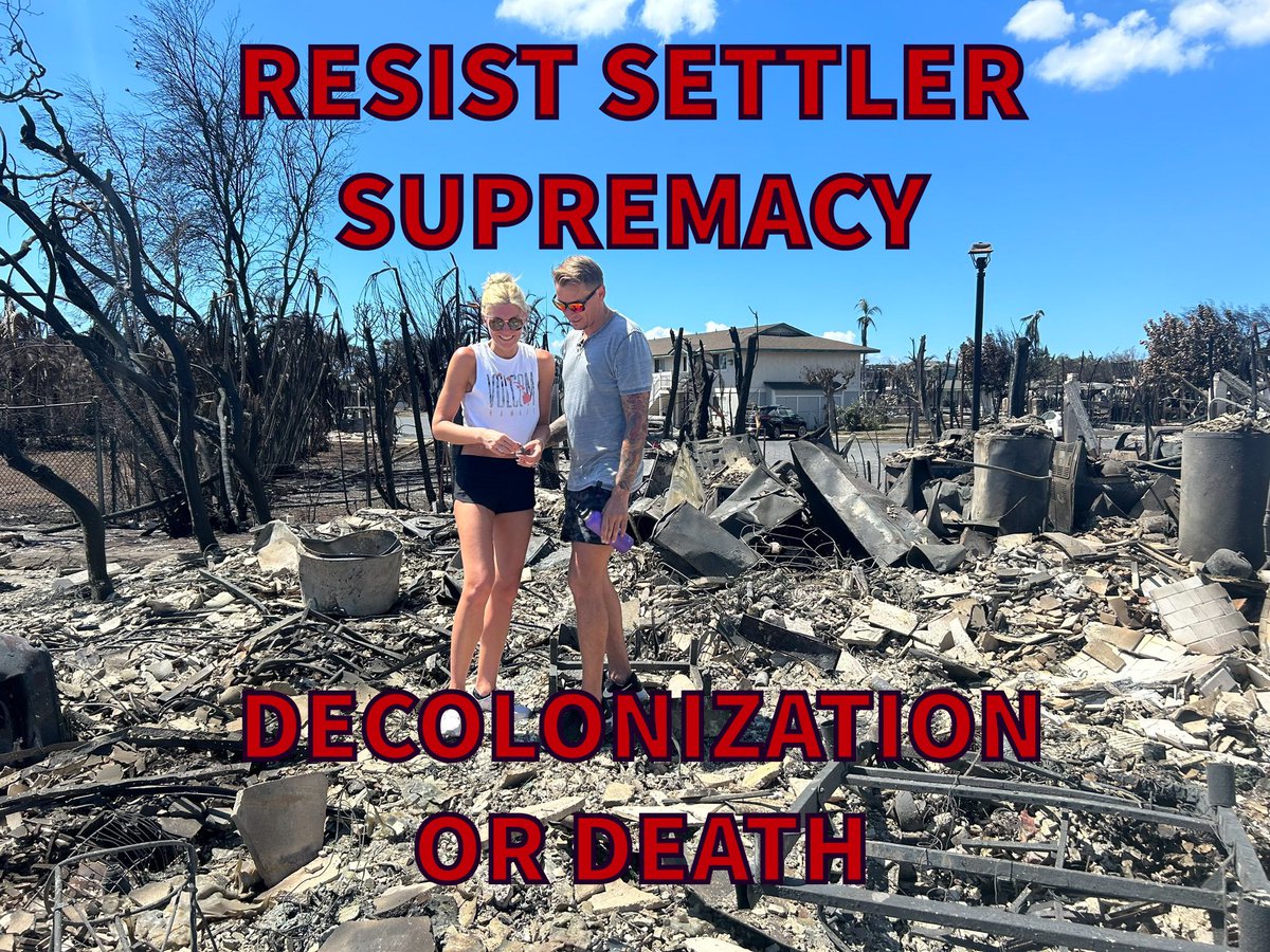 post this everywhere you can! there can be no compromise with settler institutions and “governments” 

total de-colonization is the only path to scientific socialism!

#landback #freetheland #Decolonisationnow