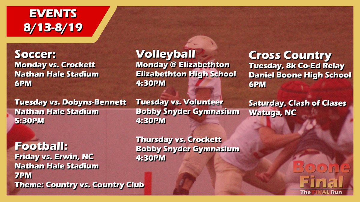 Boone Final tweet media