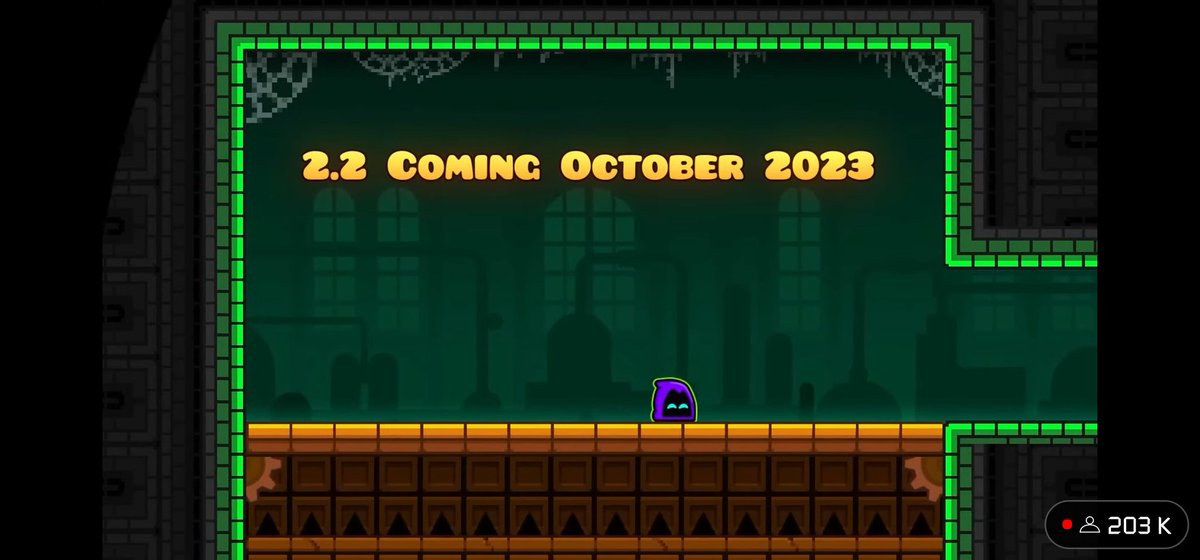 SebasNuclear's tweet photo. Quiero creer...
#GD10 #GeometryDash #Update22 https://t.co/X0Is9rp4tH