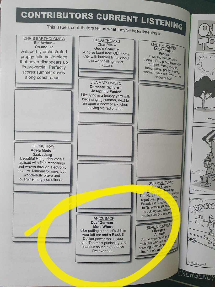 Brilliant to see the  <a href="/DeafGerman1/">deaf german</a> Mute Whore EP get a mention in the new #TQZine thanks to Ian Cusack. 

 <a href="/GloveLitZine/">ian cusack words & sounds; Memorial Device ANT</a> <a href="/tarquinwood23/">TarQuin</a>

wormholeworld.bandcamp.com/album/mute-who…