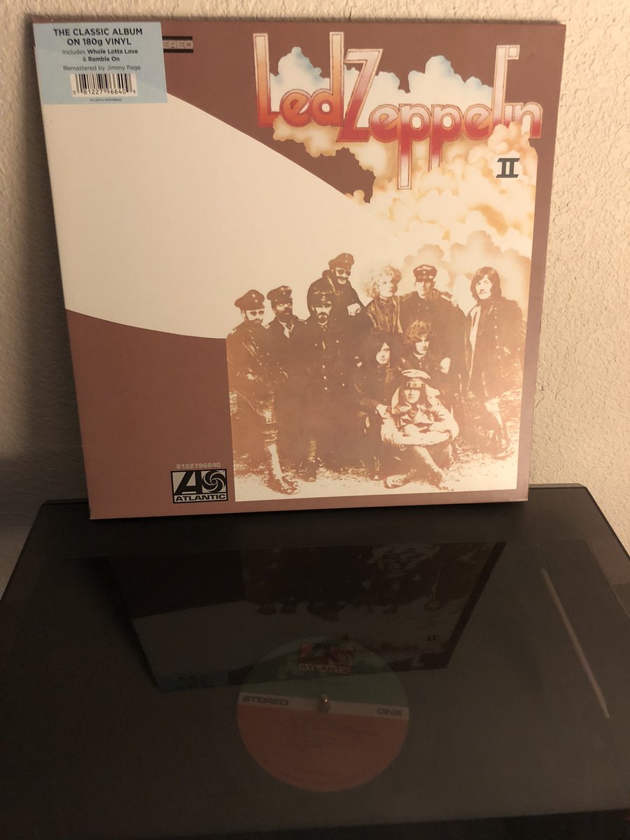 TNOsFan's tweet photo. #VinylMusings - Led Zeppelin - “Led Zeppelin II” Recorded/Released 1969. My 2nd favourite Zep album (after “Houses of the Holy”). Tunes I like best: “The Lemon Song” (who doesn’t love a citrus-related song) and “What Is and What Should Never Be”.
#vinylrecords
#LedZeppelin https://t.co/1VOgAWwZ2T