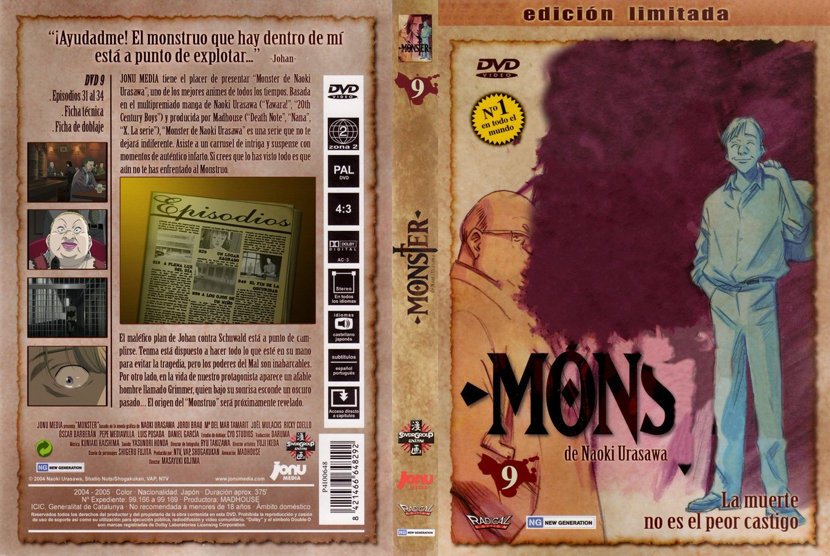 CuatraEspada's tweet image. Starting my Monster reread.
I wanna try livetweeting, so if you want a tag, just let me know