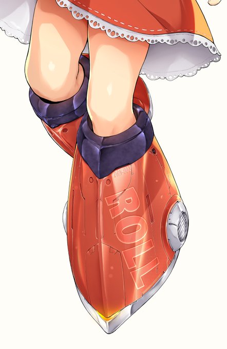 ロールちゃんの謎フットパーツをメカメカしく仕上げてみました。
#ロックマンXDiVE #ロックマン 