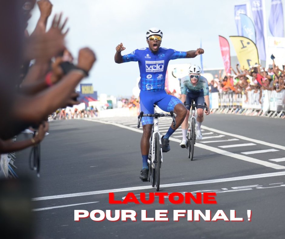 🚴🏾‍♂️  Raphaël Lautone s'est imposé au bout de 153 kms et Benjamin Le Ny a gardé son avance pour remporter le Tour de Guadeloupe👇guadeloupe.franceantilles.fr/actualite/spor…
#TDG23 #TourDeGuadeloupe #Cyclisme #Guadeloupe