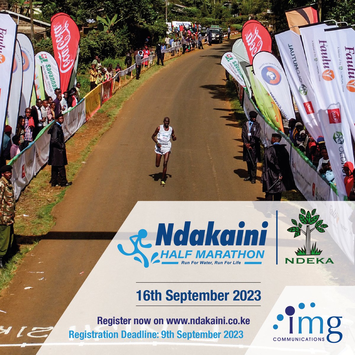 NdakainiHM's tweet photo. On your marks, get set, go! 🏁 Gear up for the #NdakainiHalfMarathon2023 adventure that awaits.  Ready to make history on the track? 🏅

🔗Register now via the link in our bio and be part of the excitement!  

📅Registration Deadline 9th of September 

#Run4WaterRun4Life🏃‍♀️🏅 https://t.co/MqskBpxtLg