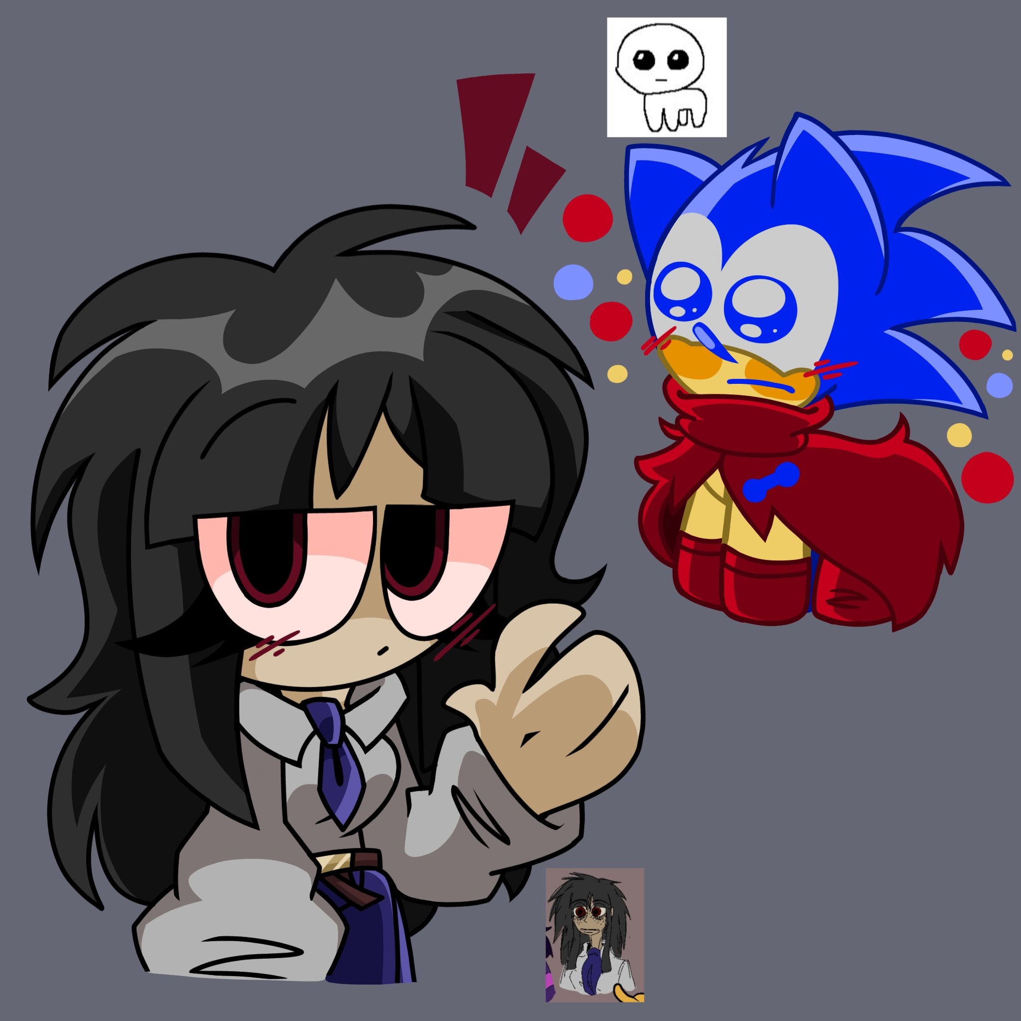 💙Danny_KirbyDraws 503💙(Eimy) on X: Uhhh just amy (Sally.EXE Continued  Nightmare) and Exetior only because yes? Lmao, they are cool even if the  both are enemiesss Idk why i love them and why