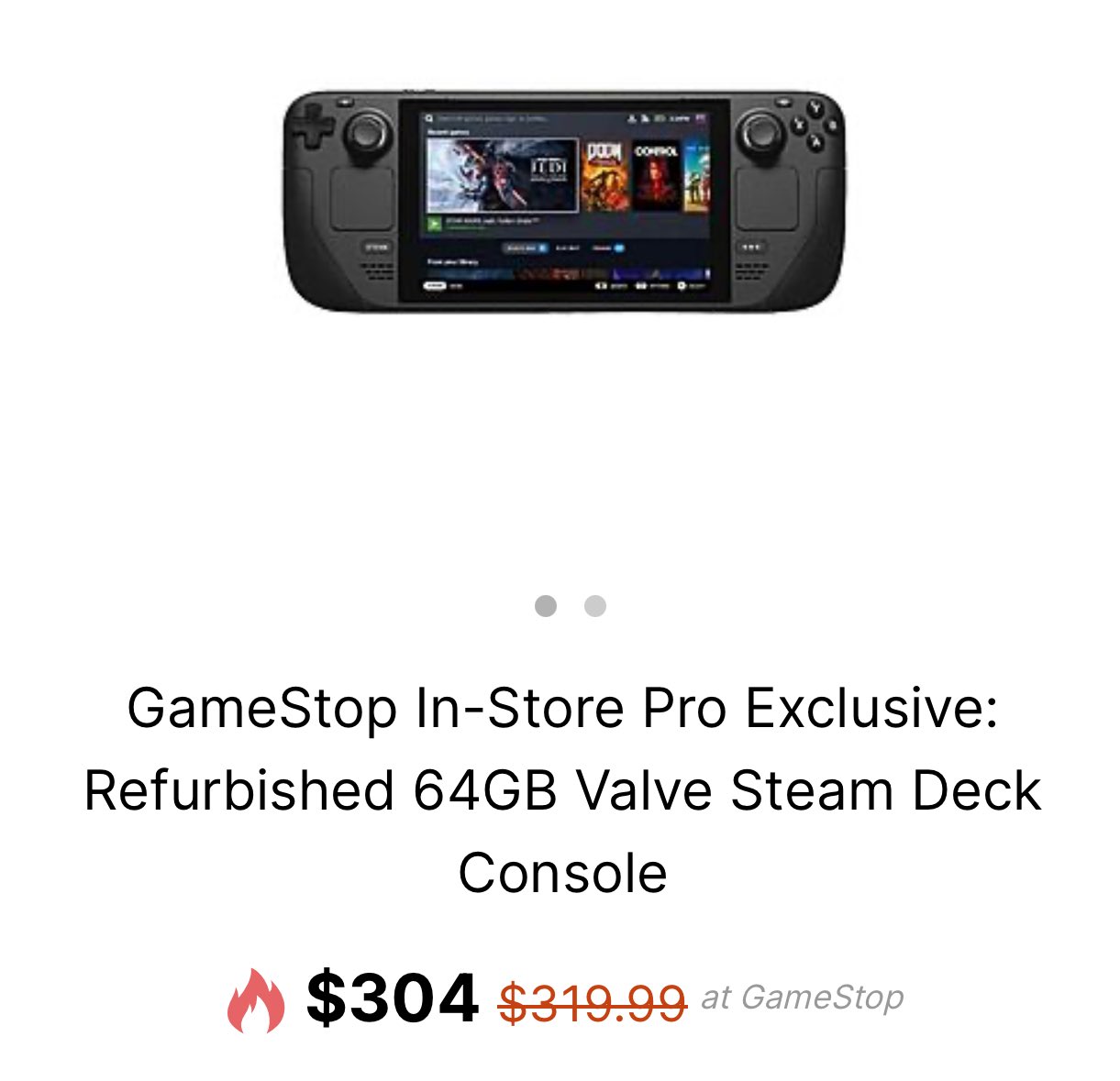 I cannot get over Valve's aggressive pricing for the Steam Deck