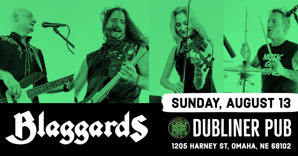 TONIGHT in Omaha!

Sunday, August 13
The Dubliner Pub, 7:00 PM
1205 Harney St
Omaha, NE 68102
(402) 342-5887

blaggards.com/2023/06/blagga…