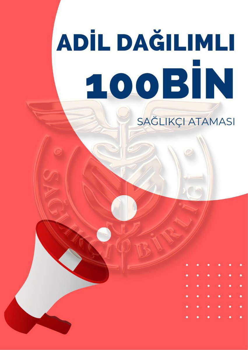 Sağlıkta istihdam sorunu gün geçtikçe artmaktadır. Bu durum hem vatandaşın kaliteli sağlık hizmeti almasına engel olmakta hem de sağlık çalışanlarının iş yükünü arttırmaktadır
<a href="/drfahrettinkoca/">Dr. Fahrettin Koca</a>
#SağlıktaTalepYüzBin