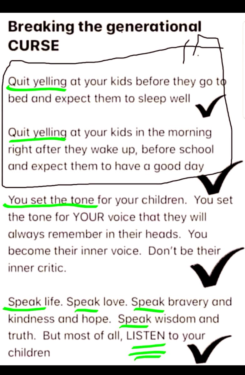 Parents can determine the course of their children’s day. #stopyelling #speaklove #listen @EMS_Raiders