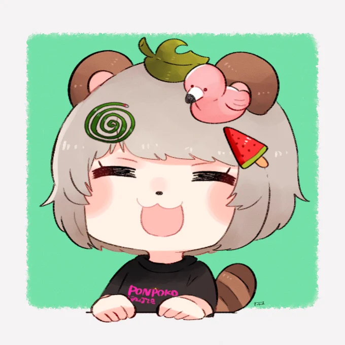   #ぽんぽこはやおき #ぽこあーと