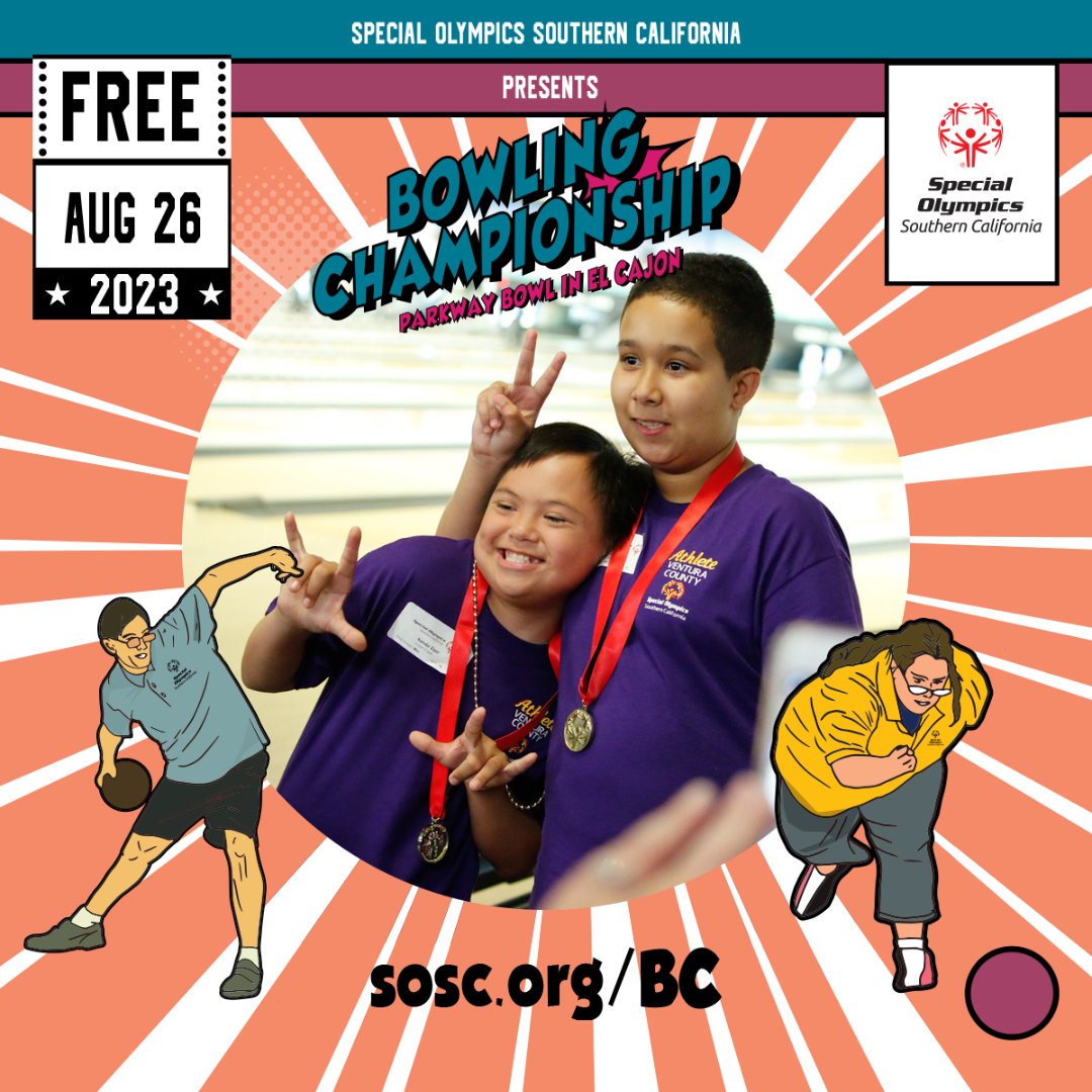 SOSoCal's tweet photo. Teamwork makes the dream work, so letβs strike up greatness! #BecomeASponsor for the 2023 #BowlingChampionship and keep #SOSCAthletes on a roll.
Learn more about sponsorship opportunities at https://t.co/tCXklGCb8M. π³β¨
#WeAreSOSC #SOSCBowling #Bowling #ParkwayBowl #ElCajon https://t.co/D075xp4jMC