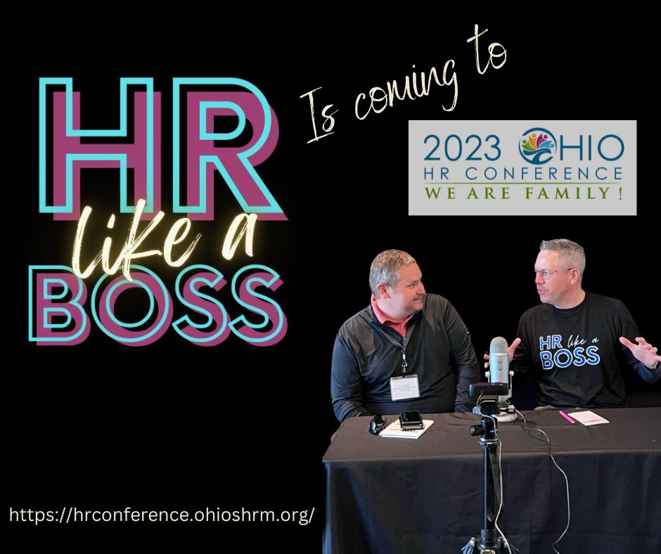#HRLikeABoss is on the road again and will be broadcasting live from the Ohio SHRM Conference in September!!! #shrmcp #shrmscp buff.ly/2FbcfVi