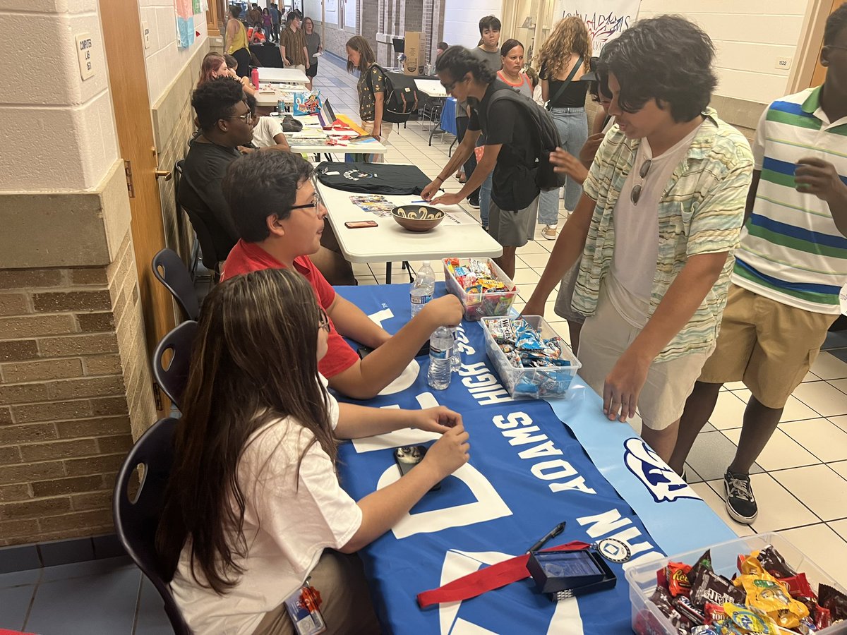 Returning students in <a href="/JAHS_BusinessEd/">JAHS Business Ed Depart</a> Business Club took part in Back-to-School event…encouraging new students to compete in <a href="/JA_BPA/">John Adams BPA</a> <a href="/JAHS_DECA/">John Adams DECA</a> <a href="/JA_FBLA/">John Adams FBLA</a>