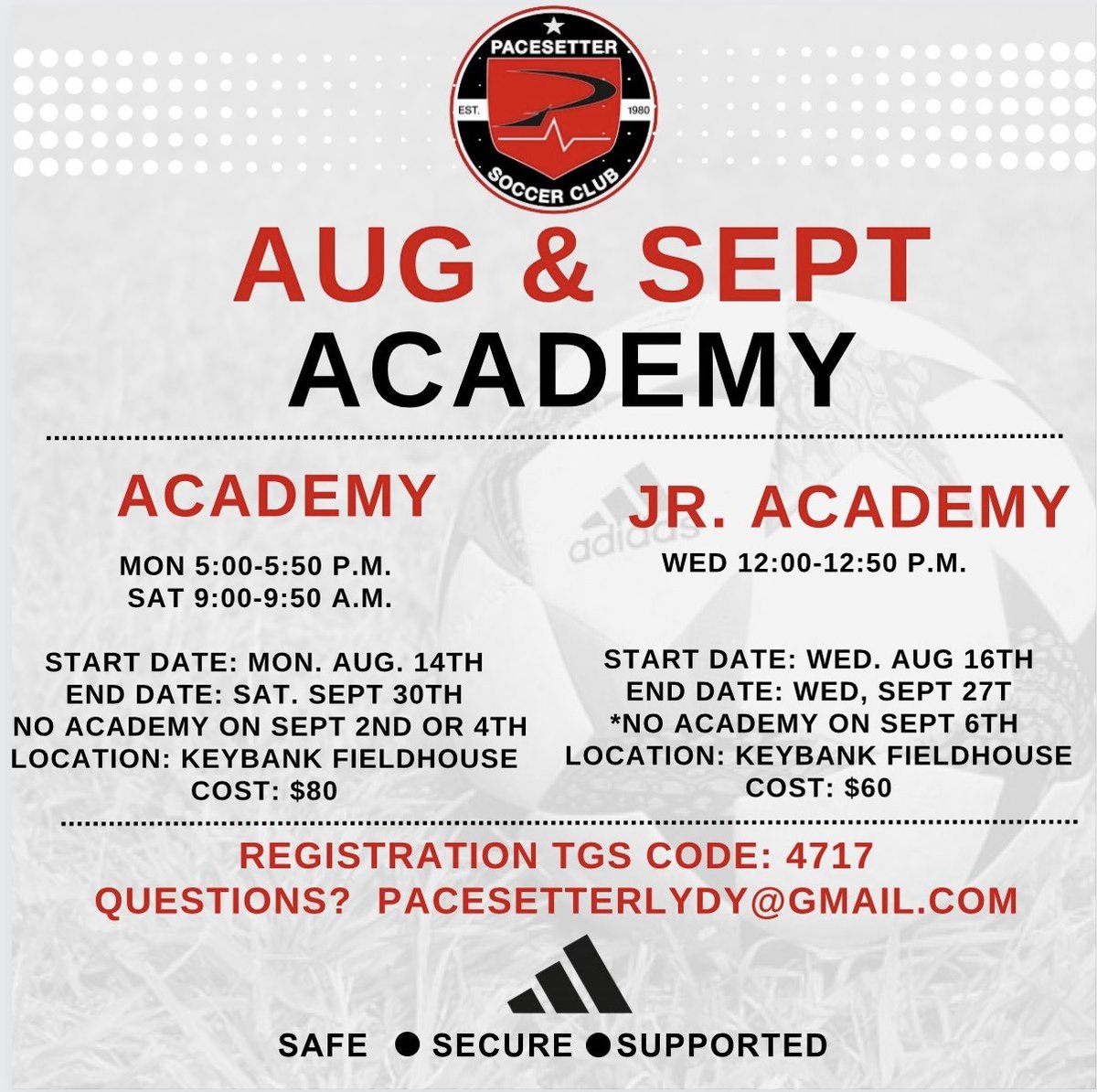 Pacesetter Soccer Club tweet media