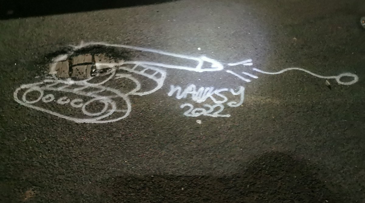 In 2015, a Manchester man started graffitiing giant penises onto potholes so that the council would clear them up faster. He was nicknamed 'Wanksy'