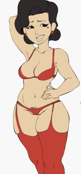 - Hihi.. gostou da minha lingerie querido? Vestir especialmente pra você ~