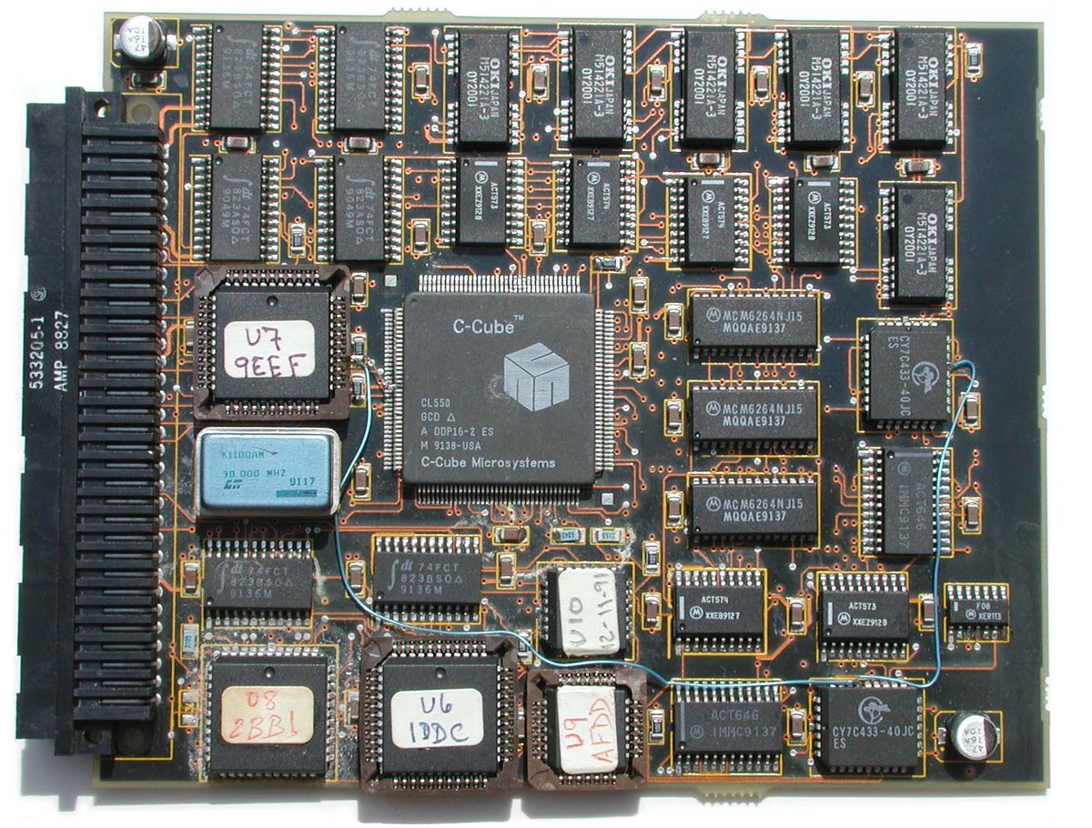 mibosshard's tweet image. initially it was planned to release the #NeXTdimension board equipped with an M-JPEG ASIC. C-Cube being unable to deliver a working chip, this feature never saw the light of day…

#NeXTcomputer #NeXTcube