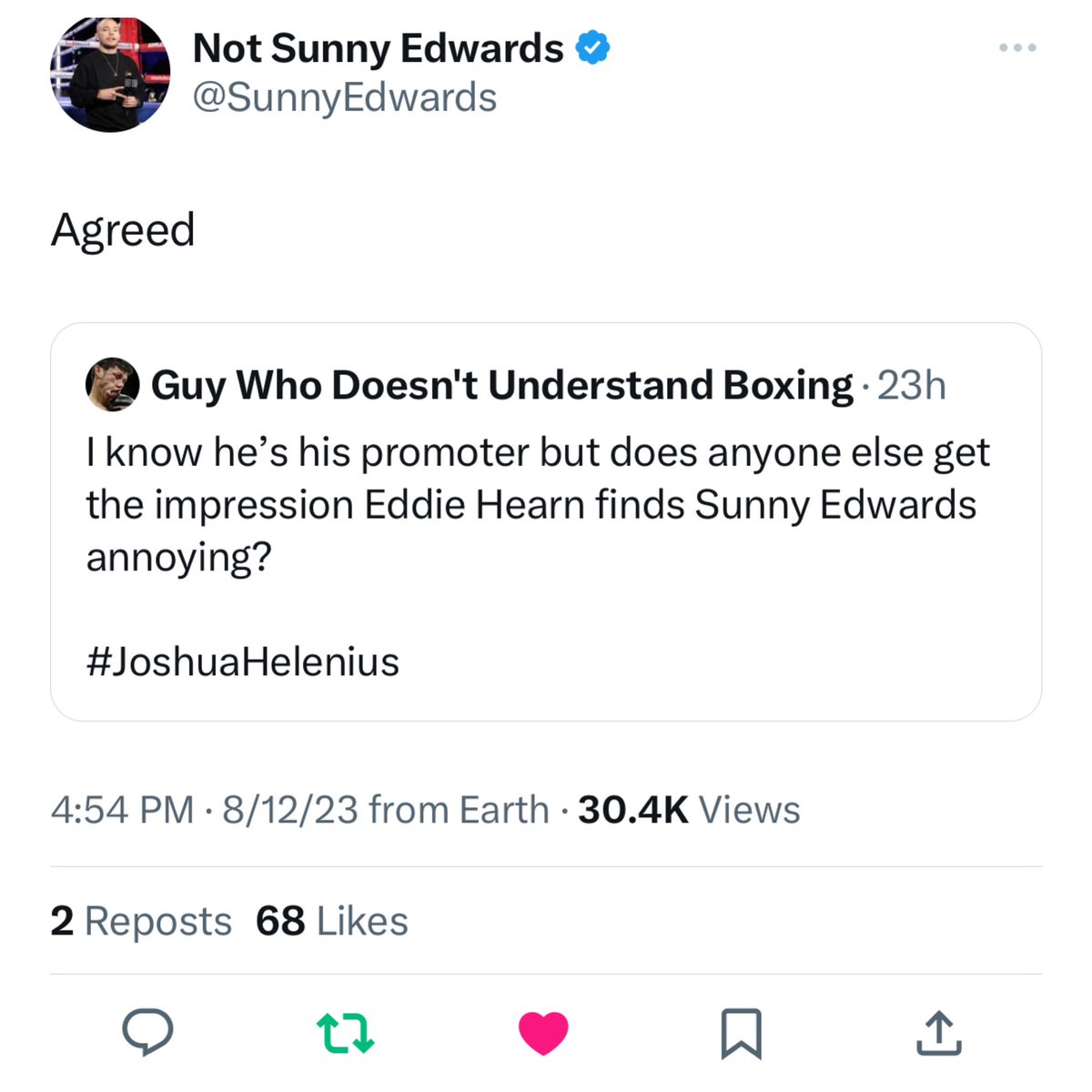 iDontKnowBoxing's tweet image. PINNED TWEET