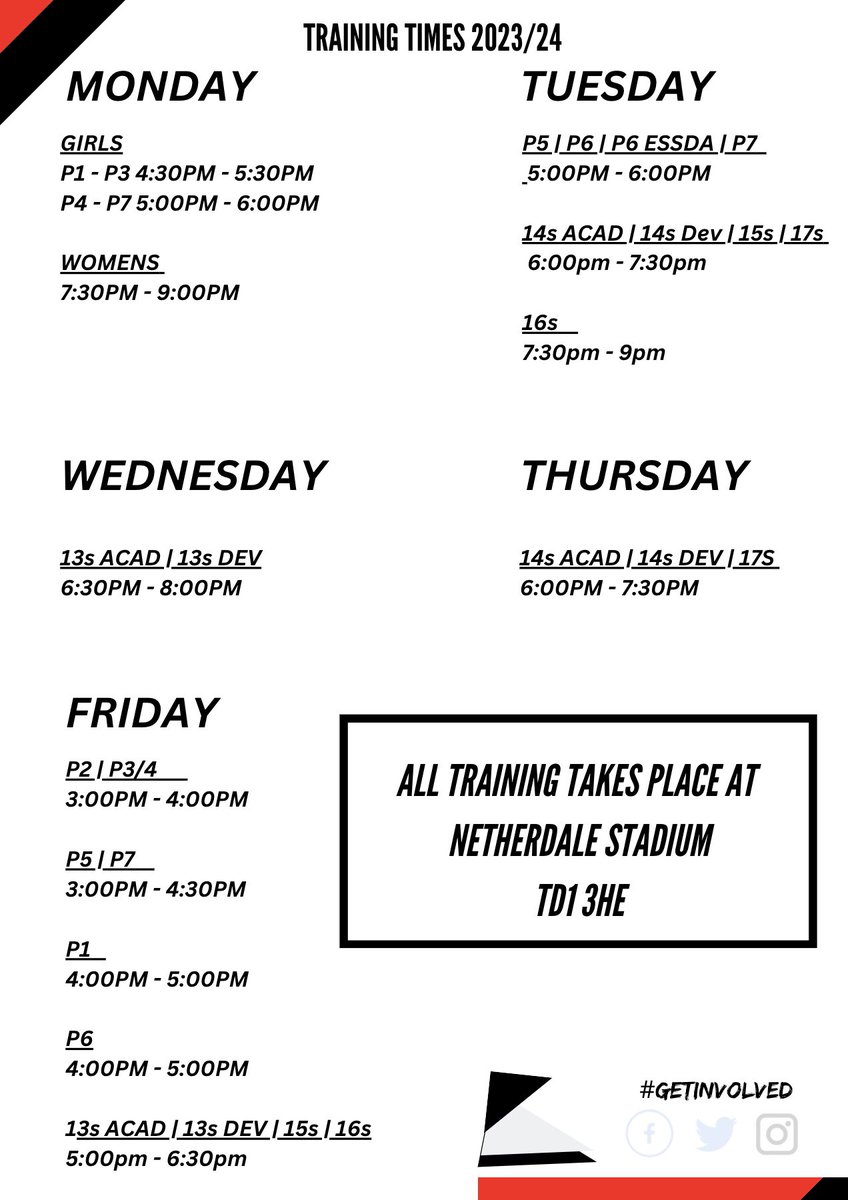 fairydeanrovers's tweet photo. 📖 Days &amp; Times for this seasons GFR Acadmey training ⤵️

🗓️ Each section will update restart dates 

😊 We are always looking for volunteers- so if you are interested in Getting Involved this year 

✉️ Get in touch 

❤️⚫️ https://t.co/z91liANTgd