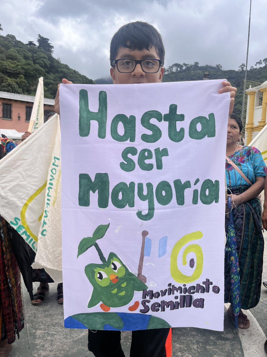 Lo que inspiran personas buenas como @LuisvonAhn 🥰 #HastaSerMayoría #Sacatepéquez #Semilla 🌱🌻