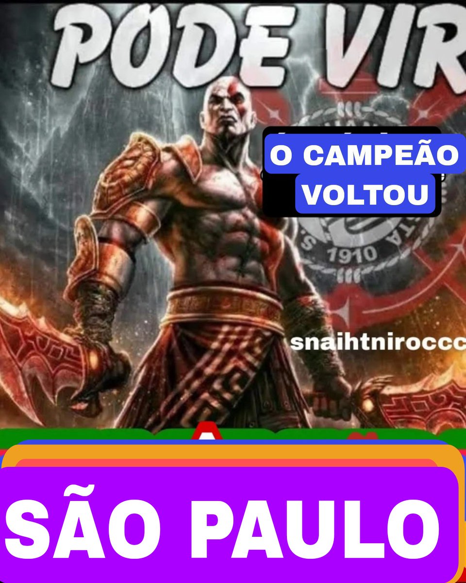 Snaihtniroccccc's tweet photo. O SEU TERROR CHEGOU https://t.co/U1CUHPGDAR