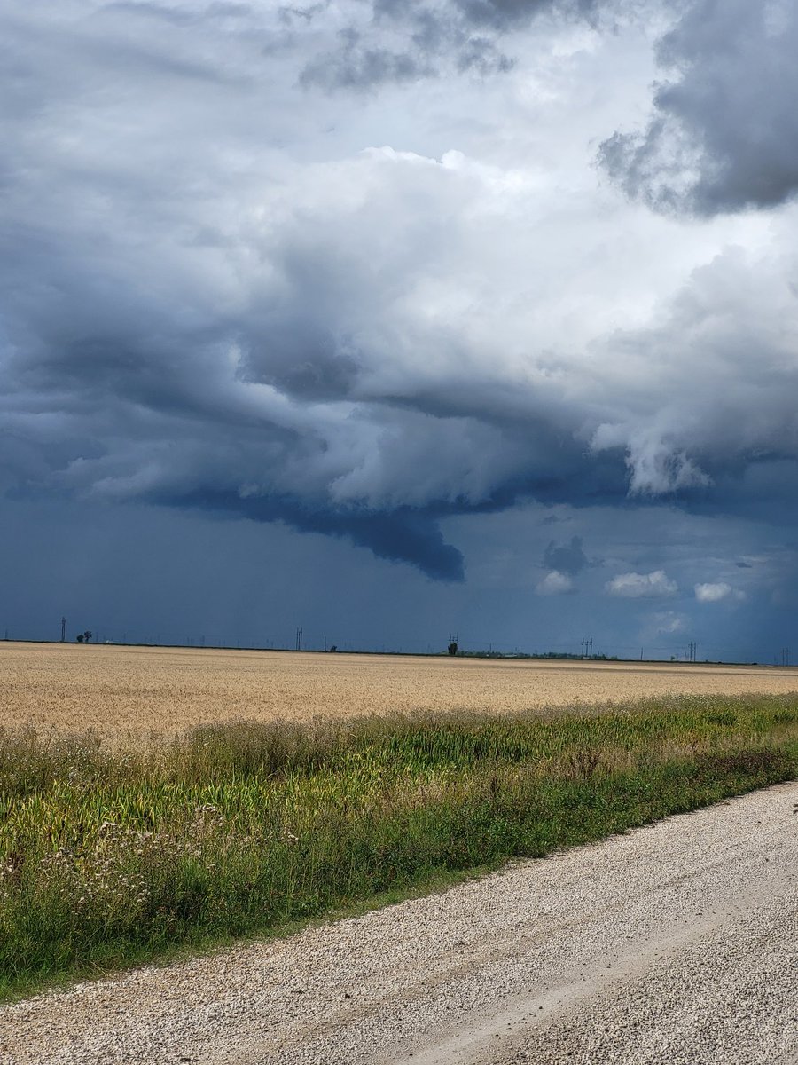 JennSchreyer's tweet photo. #mbstorm just south of Oak Bluff looking N https://t.co/KvBSPqrHvK