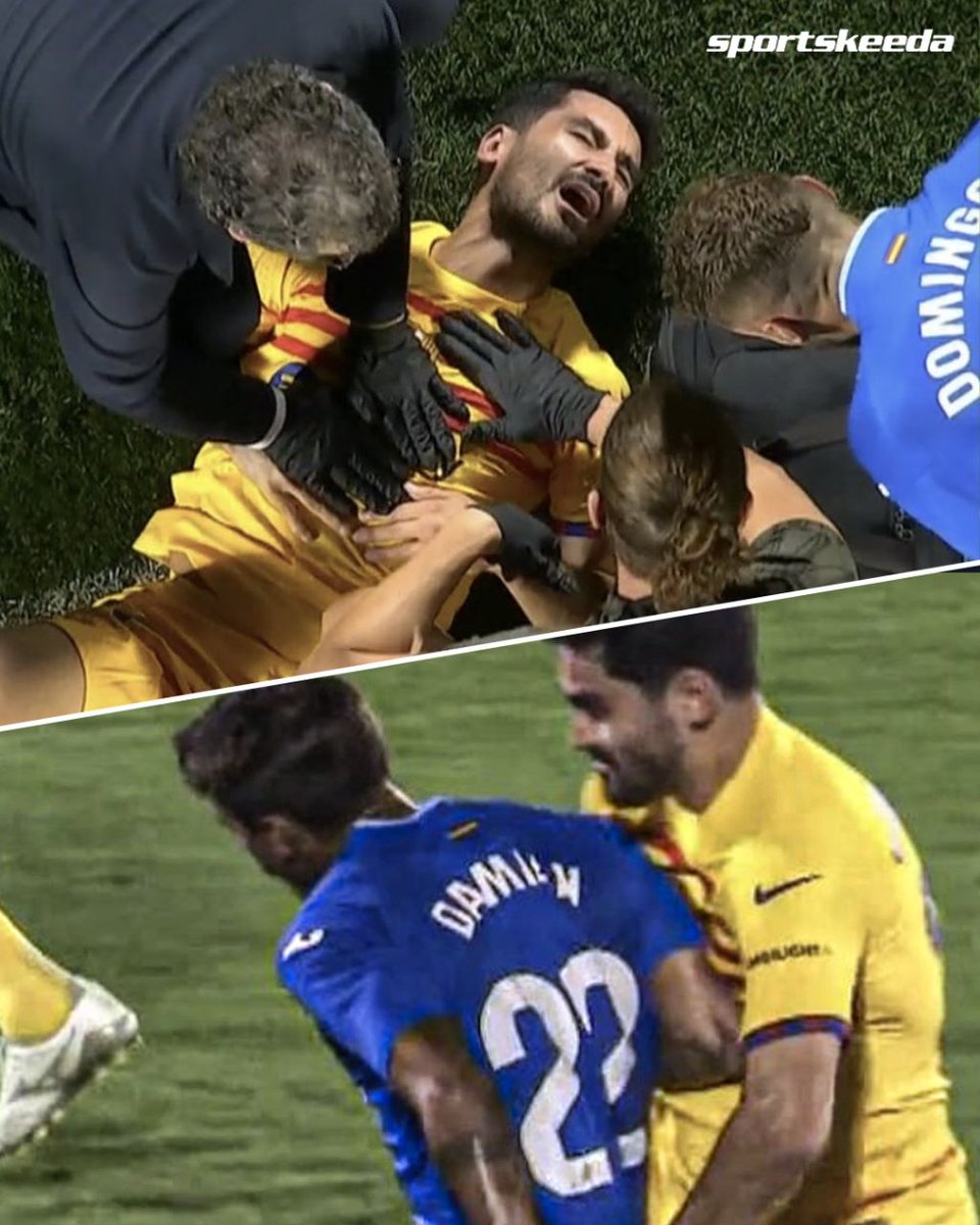 skworldfootball's tweet photo. Should it have been a yellow card for Damian Suarez? 🟨
#DamianSuarez #GETBA #IlkayGundogan https://t.co/ox679GMSlz
