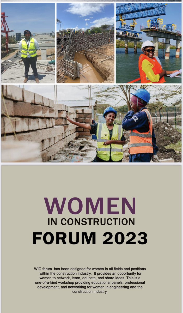 kipmurkomen's tweet photo. Welcome to our inaugural Women in Construction Forum 2023 . https://t.co/rqZ1iIhfPE