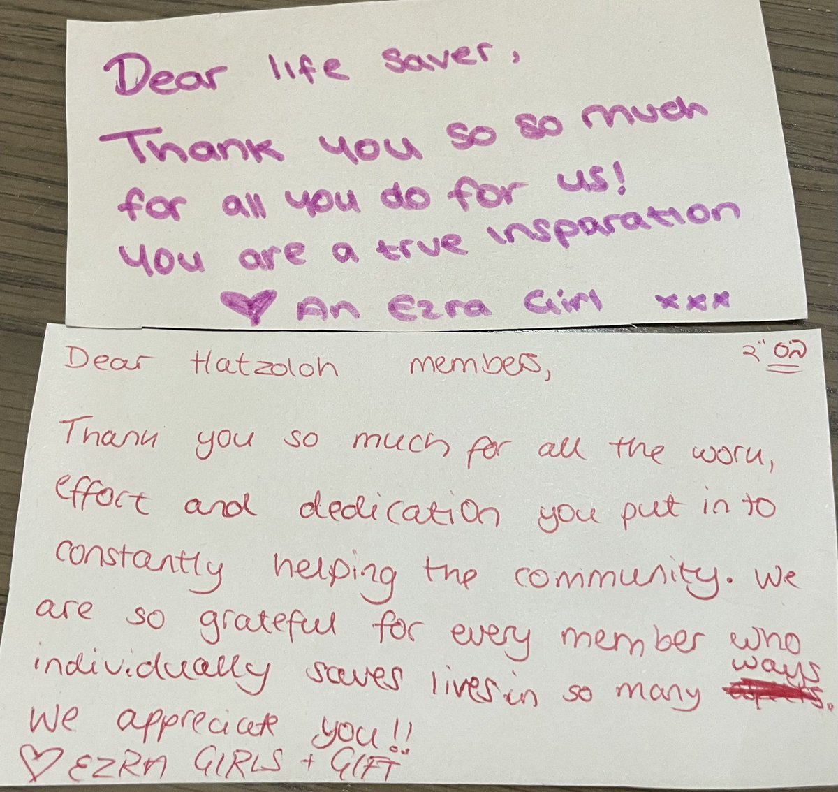 Tom (@paratomg) on Twitter photo Volunteered as a responder today, returned to the ambulance station to find bags full of care packages and thank you notes, left by local children. Beautiful reminder of how much <a href="/HatzolaMcr/">Hatzola Manchester</a> means to the local community. Volunteered as a responder today, returned to the ambulance station to find bags full of care packages and thank you notes, left by local children. Beautiful reminder of how much <a href="/HatzolaMcr/">Hatzola Manchester</a> means to the local community.