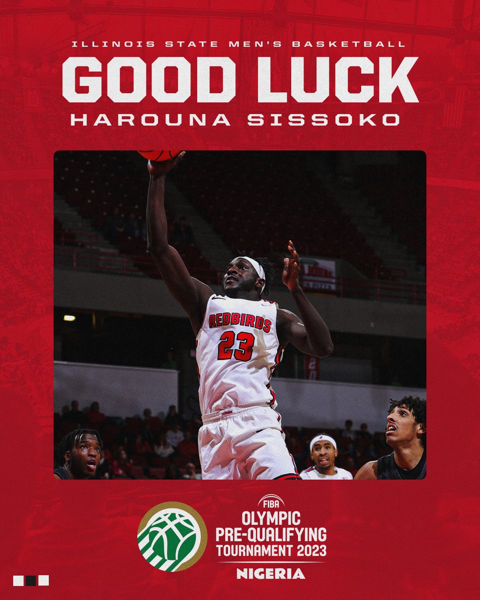 Illinois State Men's Basketball (@redbird_mbb) on Twitter photo Good luck to Harouna Sissoko, as he starts play tomorrow with Team Mali at the Olympic Pre-Qualifying Tournament!
fiba.basketball/opqt/nigeria/2… Good luck to Harouna Sissoko, as he starts play tomorrow with Team Mali at the Olympic Pre-Qualifying Tournament!
fiba.basketball/opqt/nigeria/2…