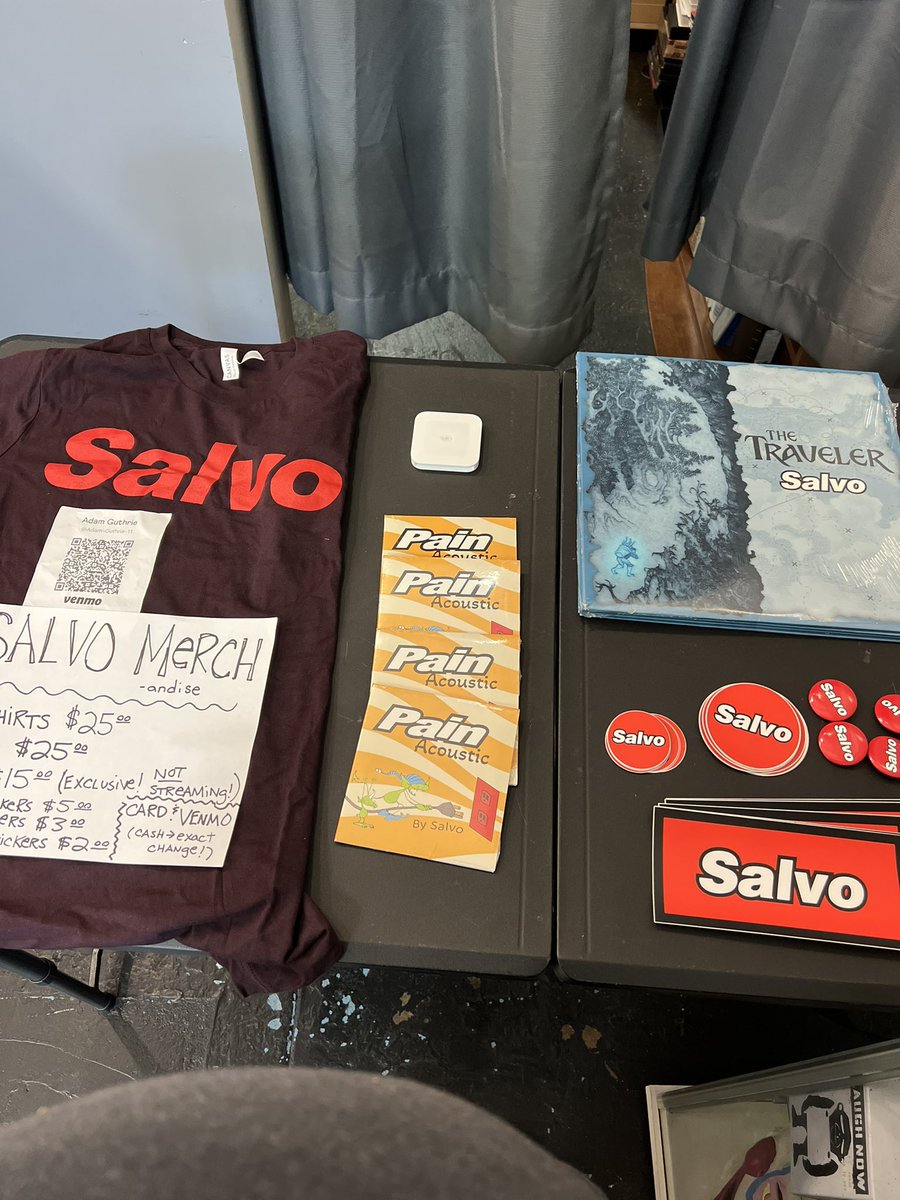 We are at @toxictoastrecords getting ready for our in store performance with Fancy Pants. 3pm-5pm. Come on down and say hi! #longbeach #lbc #salvogoeswest #painband