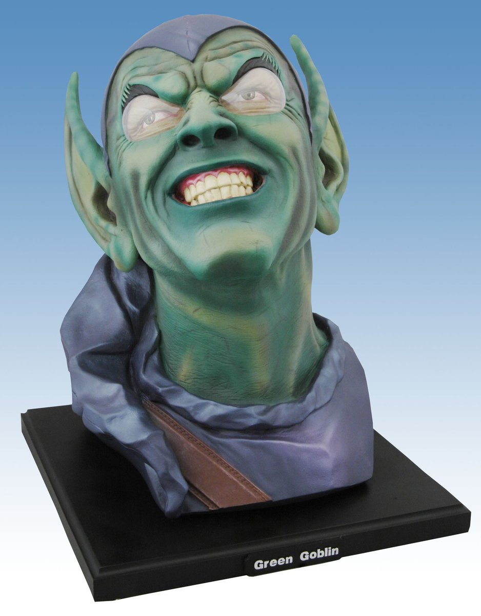 「Green Goblin bust #throwback #spiderman 」|Alex Rossのイラスト