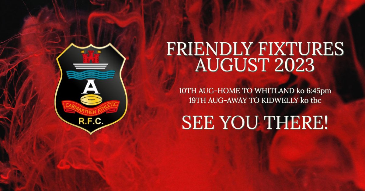 CarmAthletic's tweet photo. Next Saturday, we travel to @rfc_kidwelly for our second preseason friendly and Inaugural Anthony Maynard Memorial Shield Match. Much missed by us all, flanker Anthony had played for both Clubs. Kick off is 1.15 pm and a supporters bus will depart Athletic Park 11.30 am
🖤🧡❤️🖤 https://t.co/JepkPZVNtm