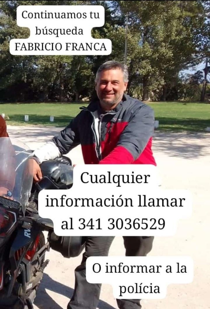 Rosariociudadok's tweet photo. Buscab a FABRICIO FRANCA

Si tenés algun dato comunícate 
Podes ayudar compartiendo 
Gracias https://t.co/zpU3gCR6SR