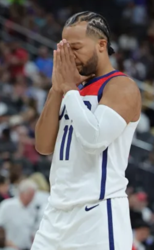 LetsTalkKnicks_'s tweet photo. Jalen Brunson in Team USA's win over Spain 98-88

22 points
5 assists 
and drumroll, please...

DID. NOT. MISS. ONE. SHOT 

Let's go @jalenbrunson1 ‼️‼️‼️ https://t.co/48aF3uihWb