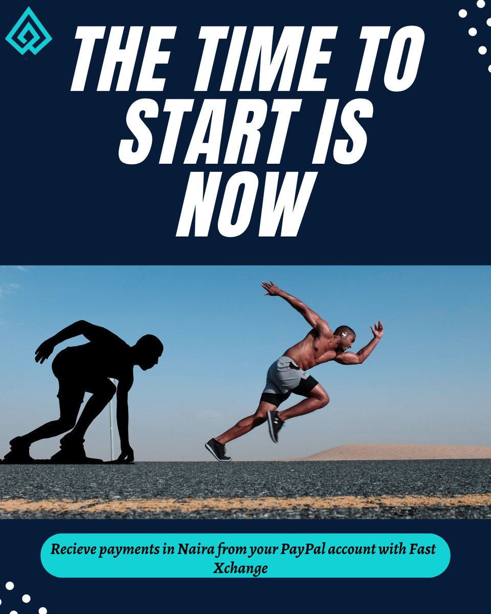 fast_xchange's tweet photo. No better time to start than NOW.

Take bold steps as you go today and throughout this new week.

We can also help convert your funds in PayPal or Payoneer for Naira at the best market rate in 5 mins. Send us a DM or click the link in our bio to start

#startnow #fastxchange https://t.co/8WOBRQlDIl