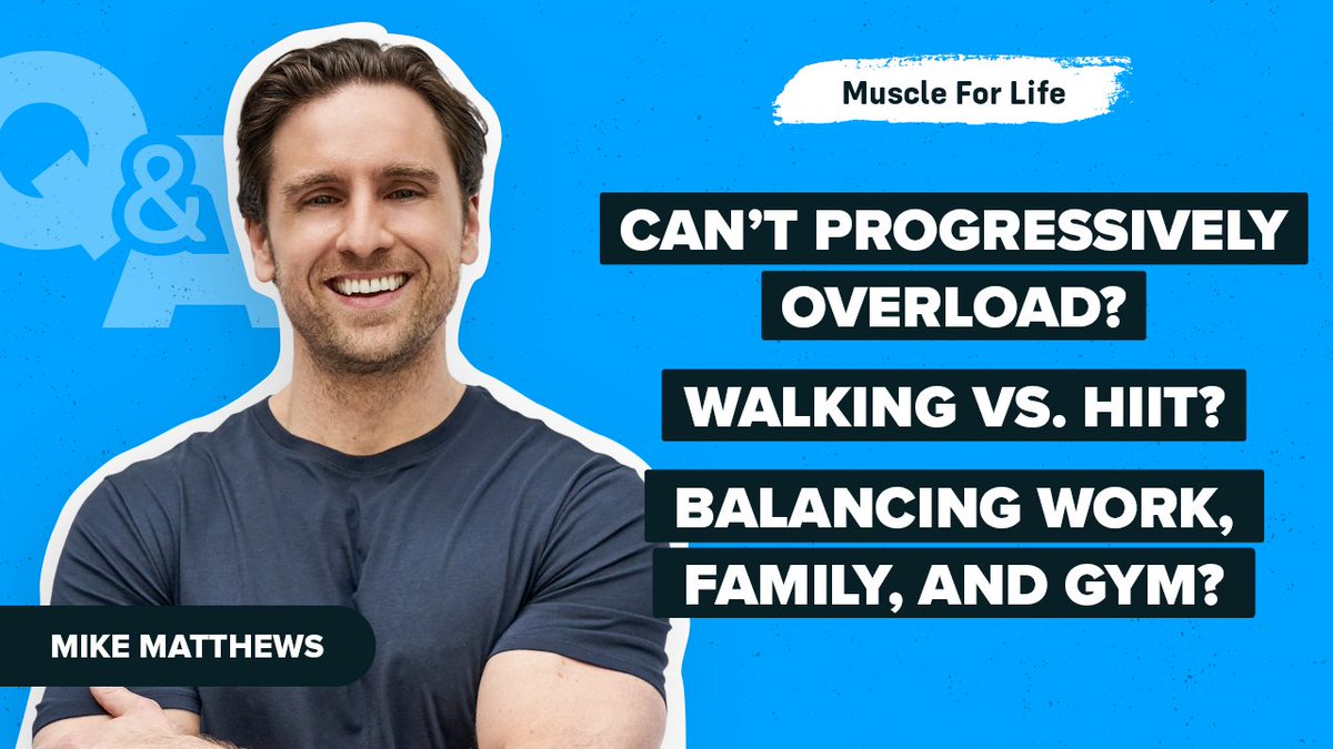 muscleforlife's tweet photo. How should you train if you can’t progressively overload anymore? What are my current training goals? Is walking or HIIT better for weight loss?

My answers to those questions and more here: https://t.co/cHmVDjUNvT https://t.co/a0bbQg3sqH