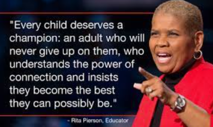 Enjoy Marlowe Elementary's quote of the week. A powerful message by Rita Pierson. <a href="/RayannMitchell/">Rayann Mitchell</a> <a href="/pascoschools/">Pasco County Schools</a>