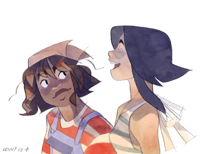 trying to figure out a rendering style i like #oc #characterdesign