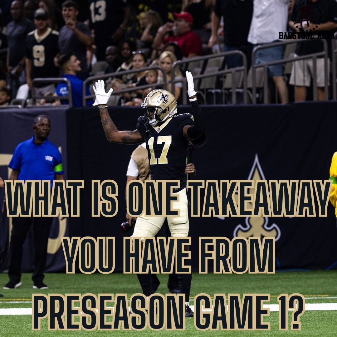 Let’s hear them ⬇️ #whodat