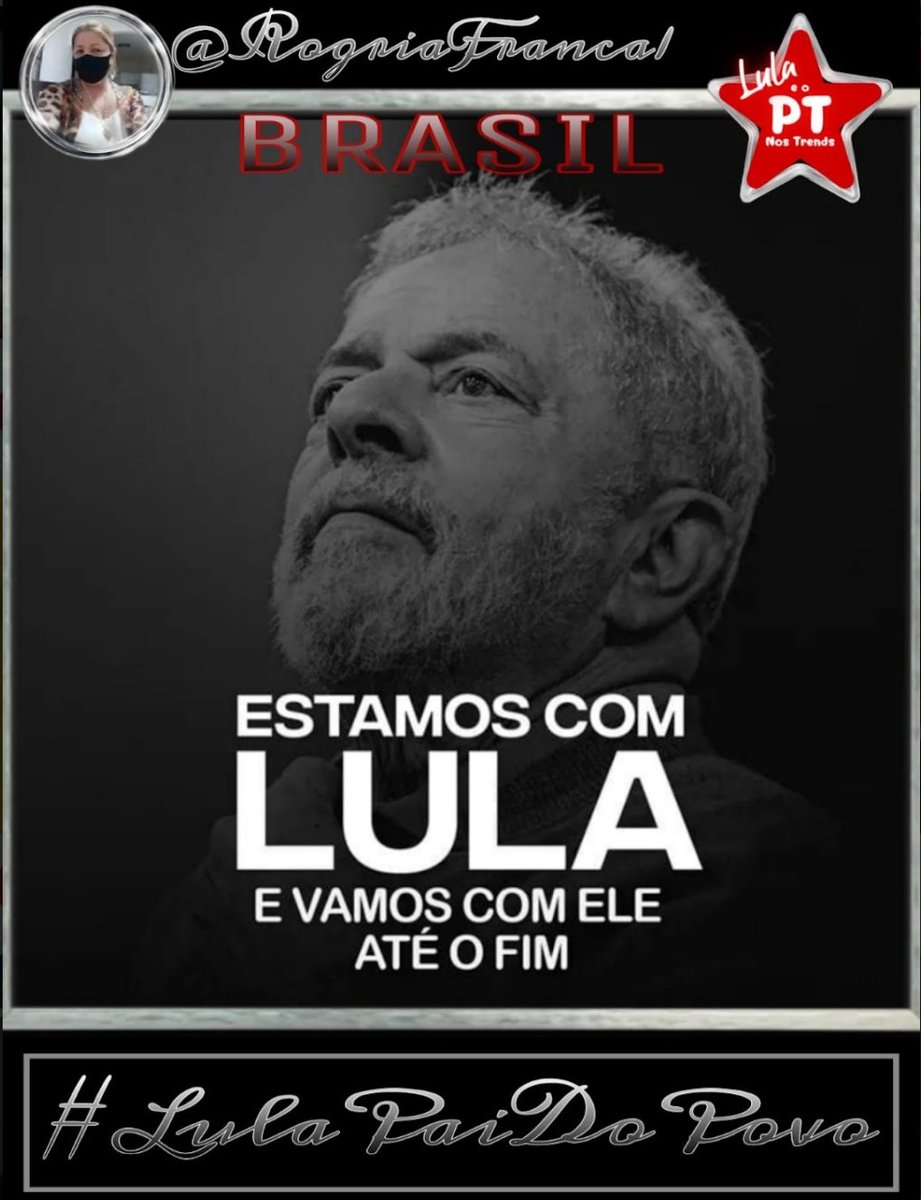 <a href="/LulaOficial/">Lula</a> É um presente ter você em nossas vidas!
#LulaPaiDoPovo 
<a href="/RogriaFranca1/">Rogéria Franca</a> 
<a href="/V13lula/">Karen Lúcia♀️🚩🌵</a> 
<a href="/neylopesmachado/">NEY 🚩⭐</a> 
@Eberrondo 
@miamello11 
<a href="/Maria_Rebocho__/">Maria✨</a> 
@ConectadoGato 
<a href="/MariaPAlves_23/">✊🏼mjdpas✊🏼</a> 
<a href="/Markinhos7331/">Markos Jes Perei</a> 
@rosepaixao_on